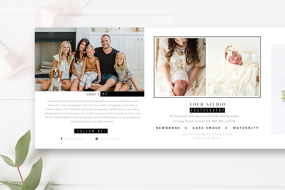Photography Brochure Template in Brochure Templates - product preview 1