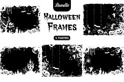 Grunge Halloween frames