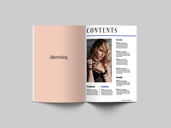 FASHION, 24 Page Magazine Template in Magazine Templates - product preview 3