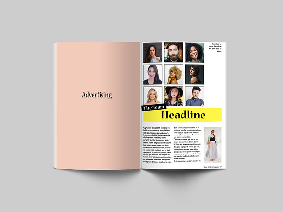FASHION, 24 Page Magazine Template in Magazine Templates - product preview 5