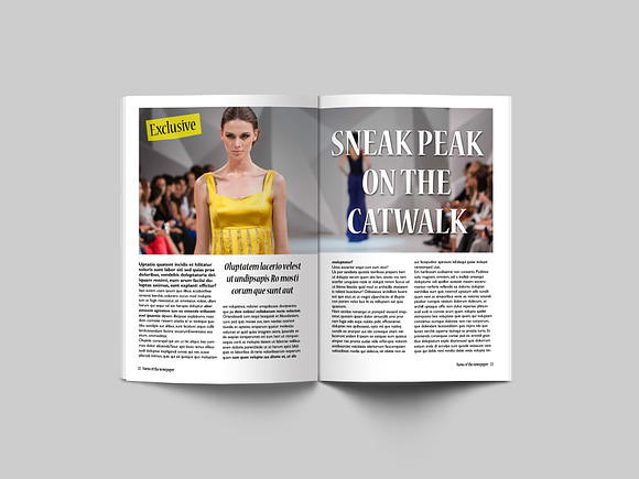 FASHION, 24 Page Magazine Template in Magazine Templates - product preview 9
