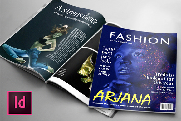FASHION, 24 Page Magazine Template in Magazine Templates - product preview 11