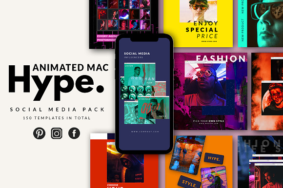Animated Mac Hype Instagram Pack in Instagram Templates - product preview 8
