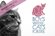 Boys Whatever Cats Forever