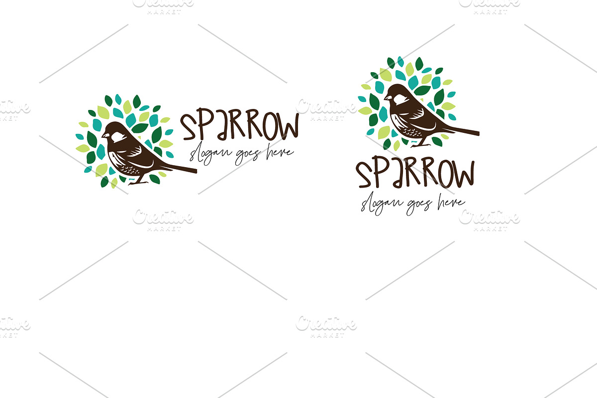 bird naturaly logo in Logo Templates - product preview 8