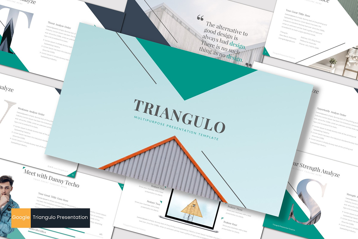 Triangulo - Google Slides Template in Google Slides Templates - product preview 8