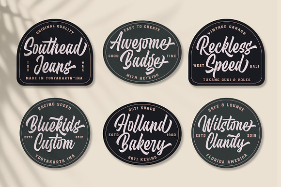 Heykido Script & Serif in Display Fonts - product preview 9