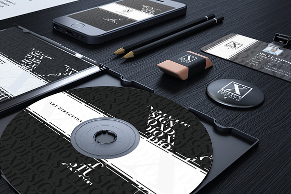 X Design Studio Branding Identity in Stationery Templates - product preview 8