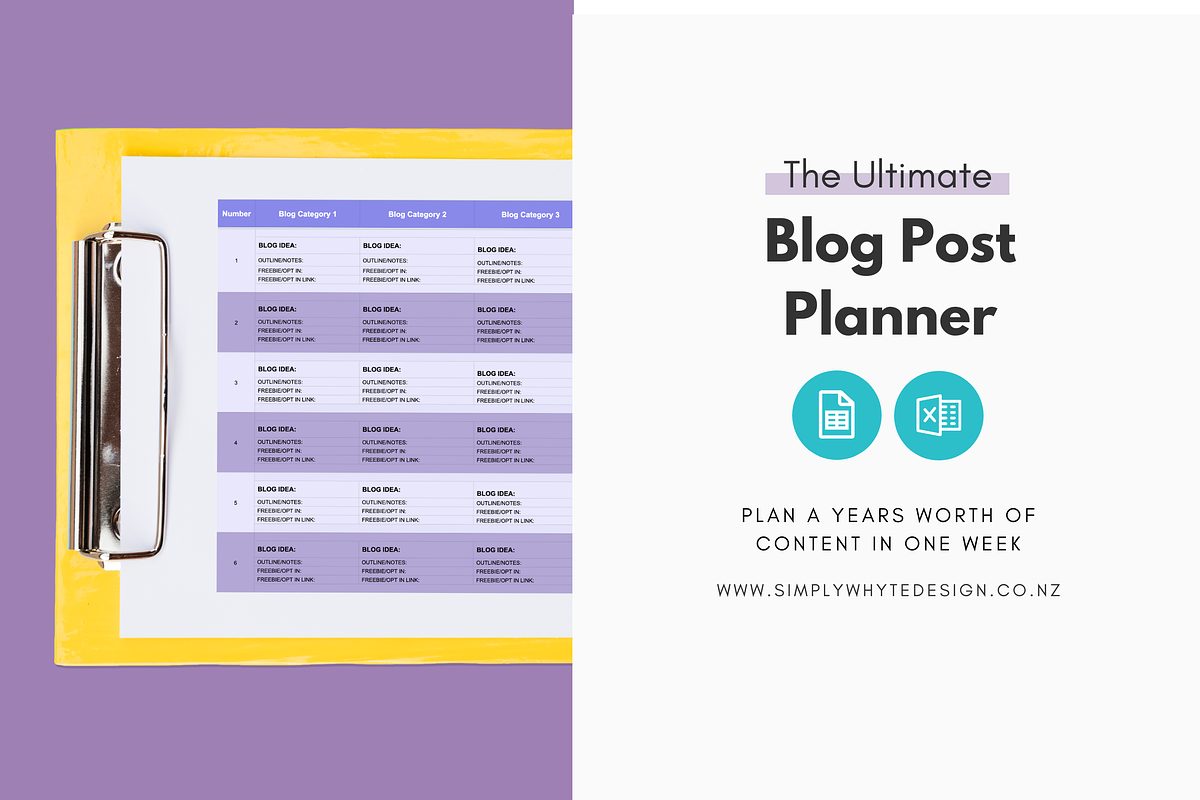 The Ultimate Blog Planner in Website Templates - product preview 8