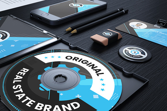 Real State Branding Identity in Stationery Templates - product preview 6