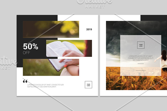 Instagram Banner Pack V05 in Instagram Templates - product preview 1