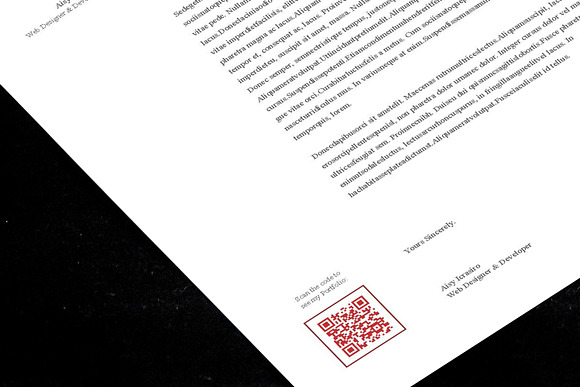 Resume CV - Cover Latter - Portfolio in Letter Templates - product preview 2