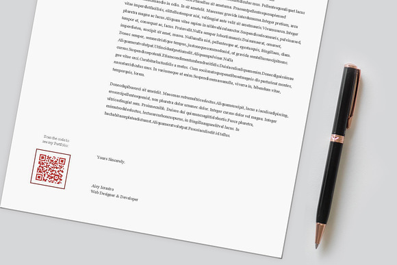 Resume CV - Cover Latter - Portfolio in Letter Templates - product preview 5