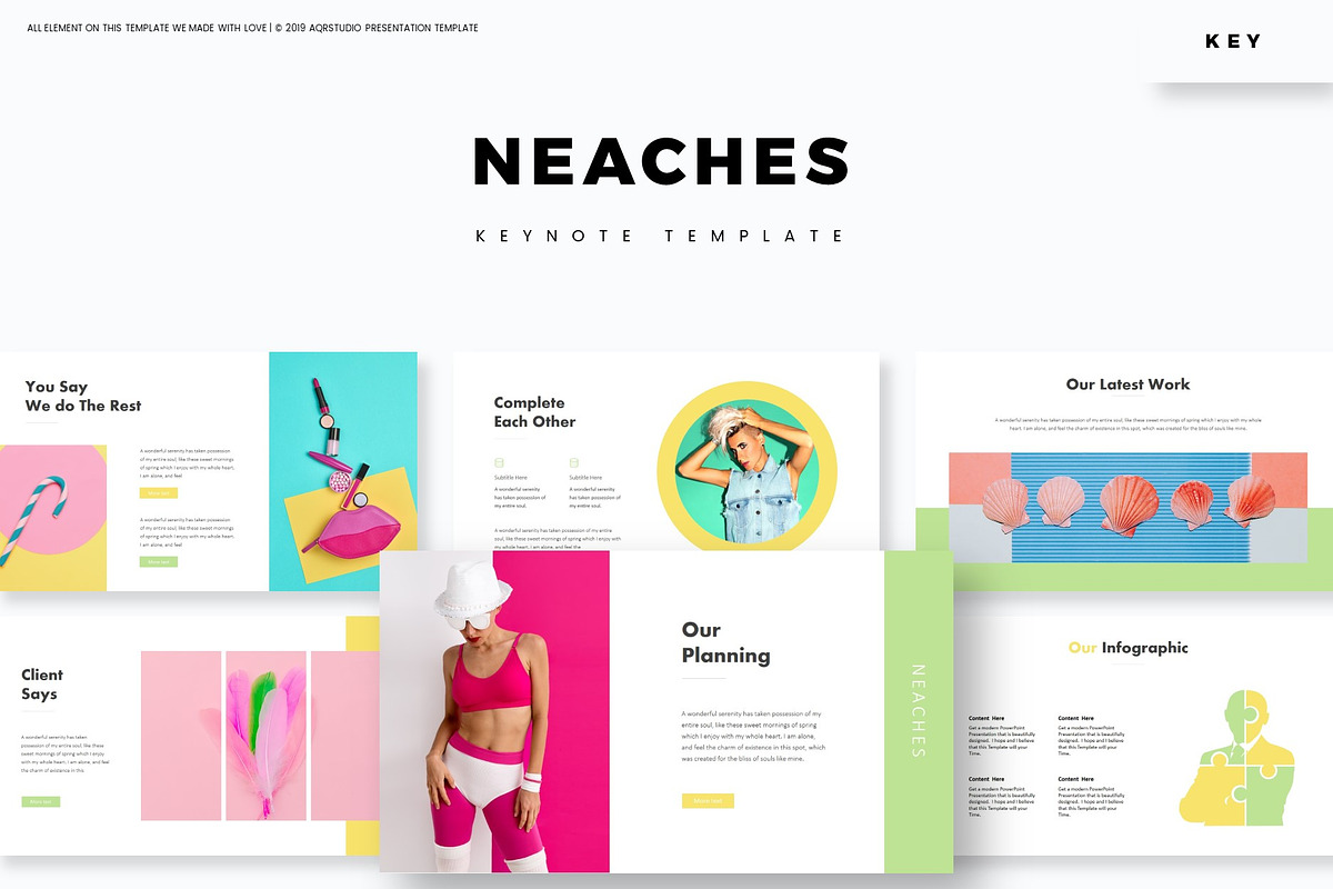 Neaches - Keynote Template in Keynote Templates - product preview 8