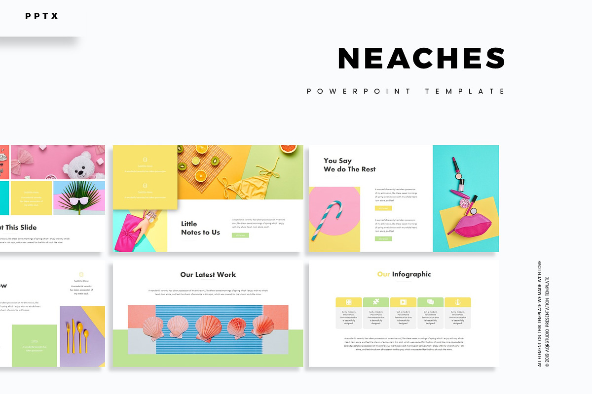 Neaches - Powerpoint Template in PowerPoint Templates - product preview 8