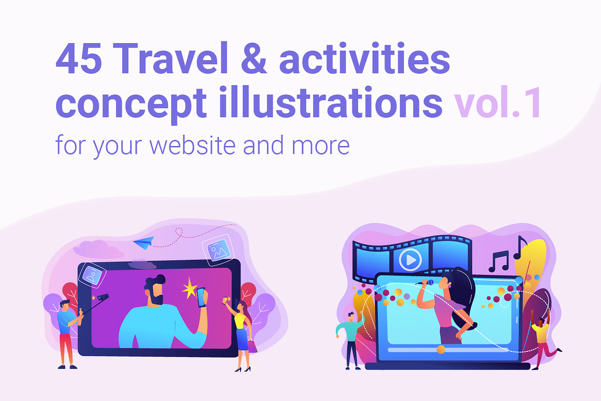 Travel concept illustrations in UI Kits and Libraries - product preview 8