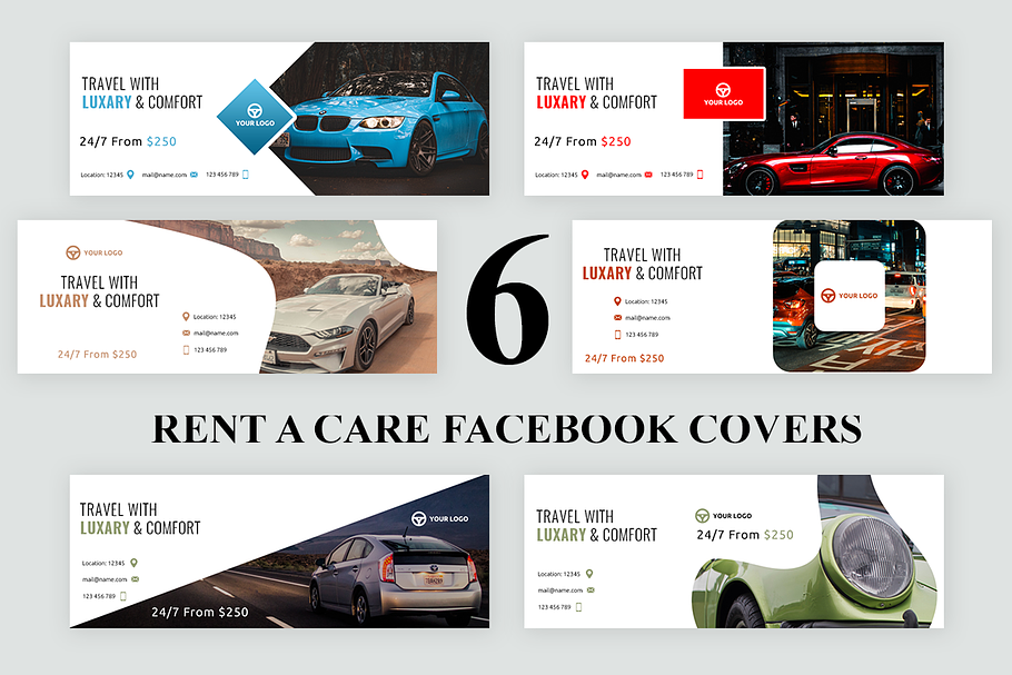 Rent a Care - Facebook Covers in Facebook Templates - product preview 8