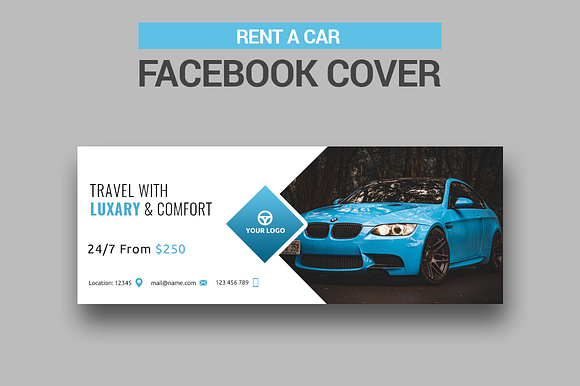 Rent a Care - Facebook Covers in Facebook Templates - product preview 1