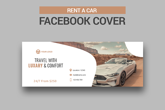 Rent a Care - Facebook Covers in Facebook Templates - product preview 6