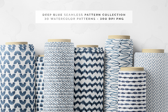 30 Seamless Watercolor Patterns in Patterns - product preview 4