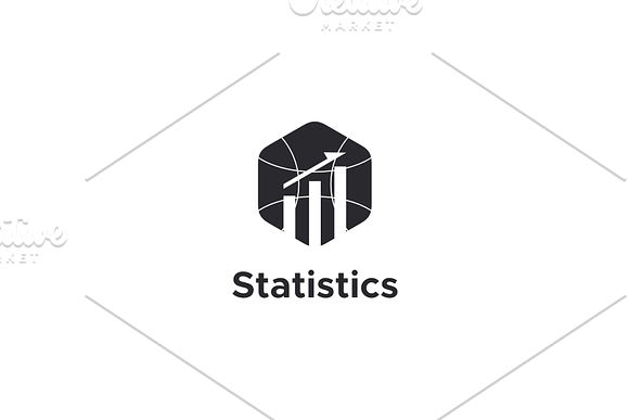 Statistics Logo in Logo Templates - product preview 2