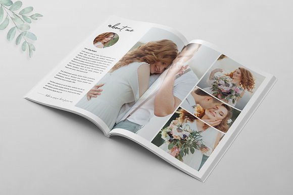 Wedding Photography Magazine Guide in Magazine Templates - product preview 3