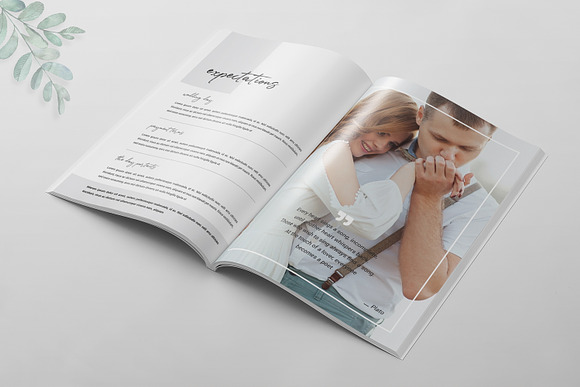 Wedding Photography Magazine Guide in Magazine Templates - product preview 6