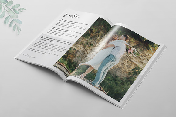 Wedding Photography Magazine Guide in Magazine Templates - product preview 8