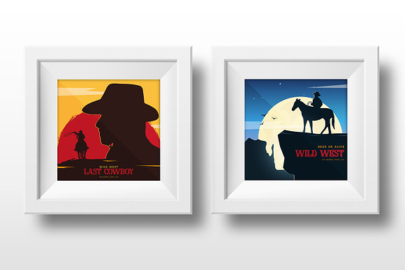 Cowboy & Wild West Insta Banners in Instagram Templates - product preview 3