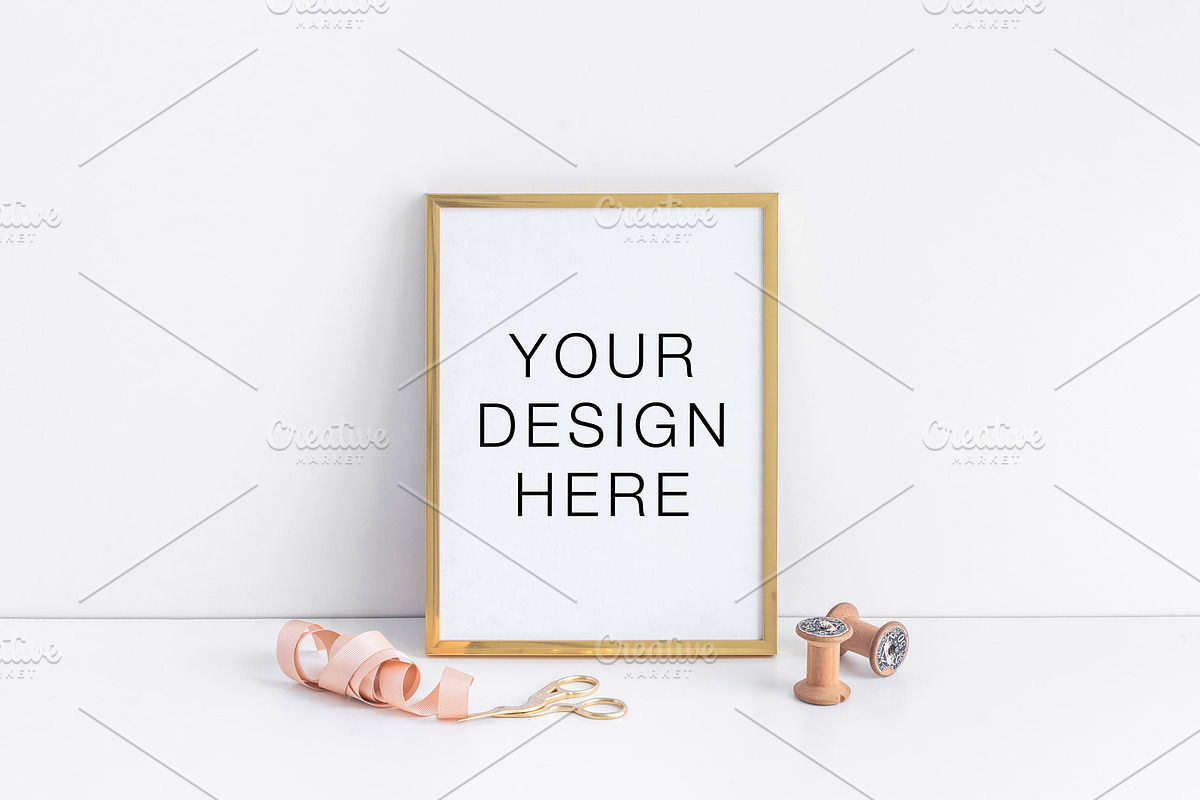 Frame Mockup 18X24 7X9 PSD PNG JPG in Print Mockups - product preview 8