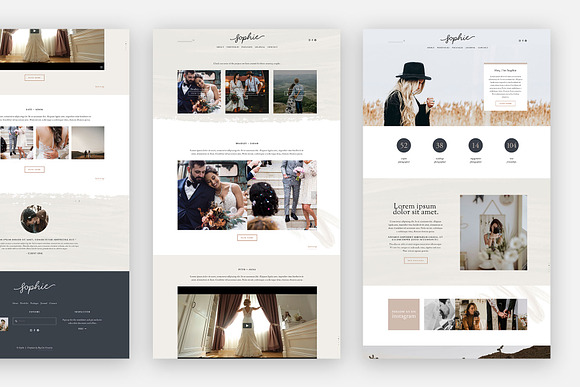 Squarespace Template: Sophie in Website Templates - product preview 2