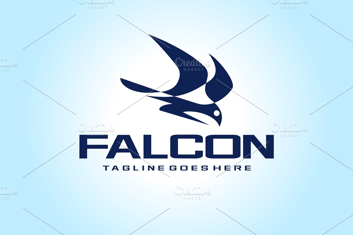 Falcon in Logo Templates - product preview 8