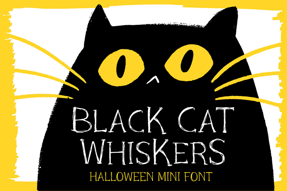 Black Cat Whiskers - Mini Serif Font in Serif Fonts - product preview 8