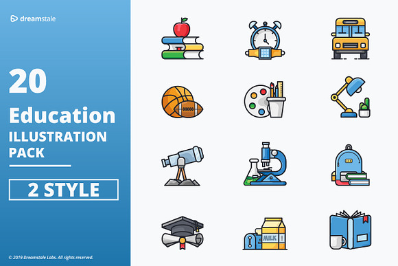 Education vector icons pack in Education Icons - product preview 3