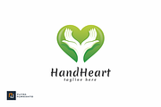 Hand Heart - Logo Template
