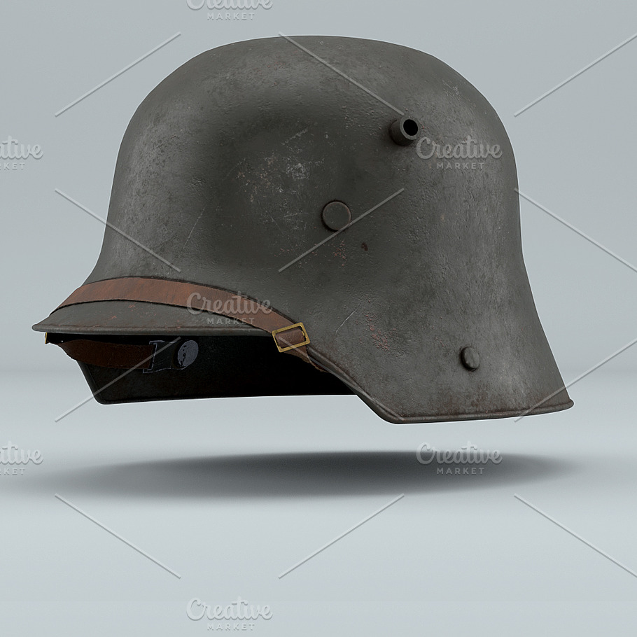 German Helmet WWI Stahlhelm M1916 in Weapons - product preview 2