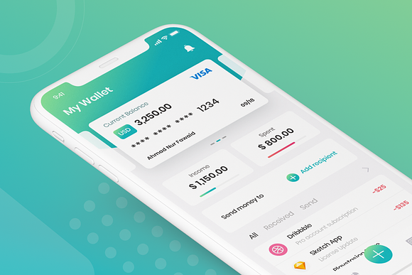 Kaya : Wallet App in App Templates - product preview 2