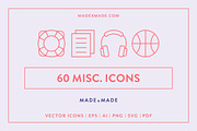 Line Icons – Miscellaneous Icons