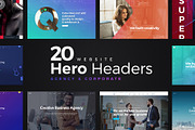 20 Website Hero Headers