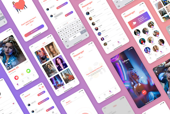 Dalla - Dating Application UI Kit in UI Kits and Libraries - product preview 4