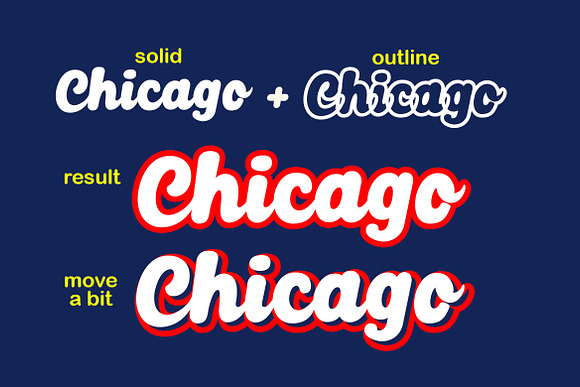Chicago Font in Script Fonts - product preview 1