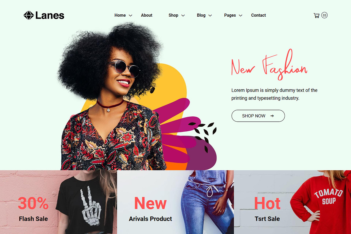 Lanes -eCommerce Bootstrap4 Template in HTML/CSS Themes - product preview 8