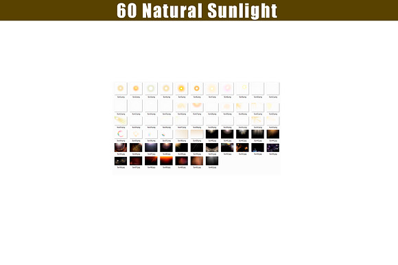 60 natural sunlight Photo Overlays in Add-Ons - product preview 3