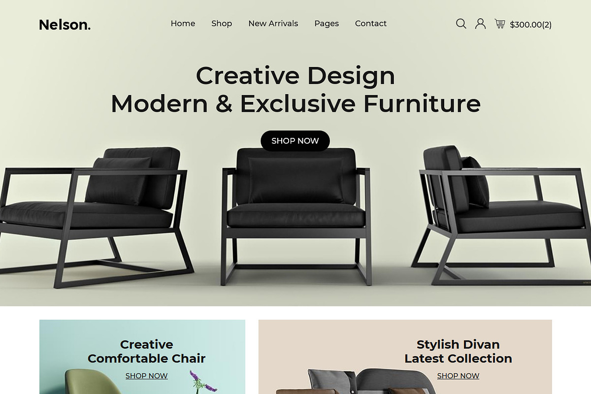 Nelson - Furniture HTML5 Template in HTML/CSS Themes - product preview 8
