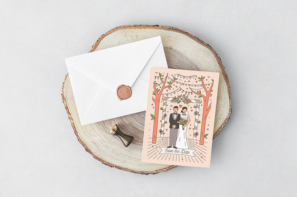 Wedding invitation in Objects - product preview 7
