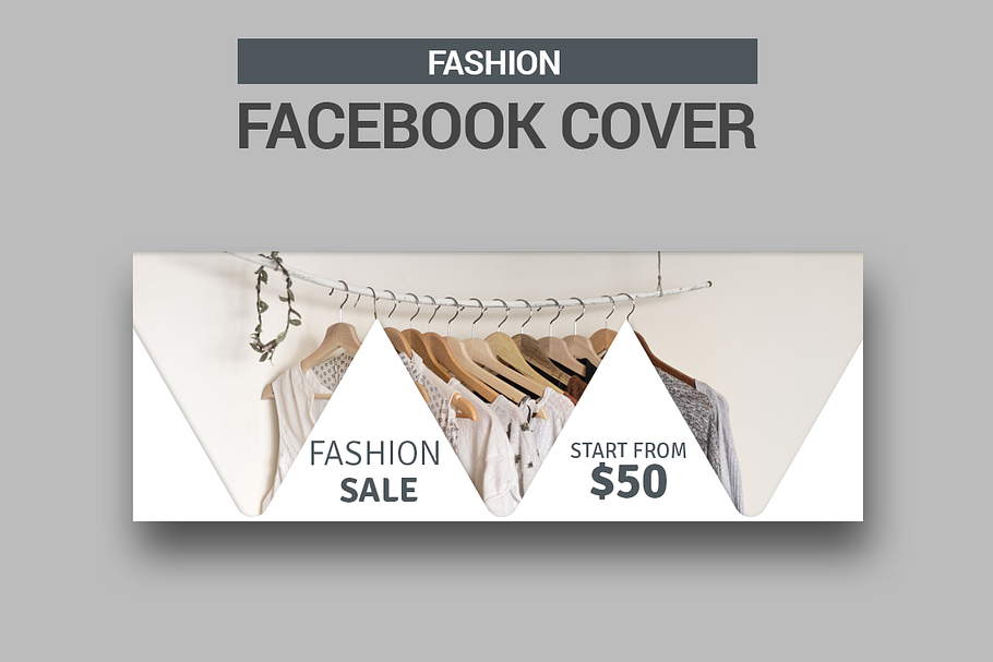 Fashion - Facebook Cover in Facebook Templates - product preview 8