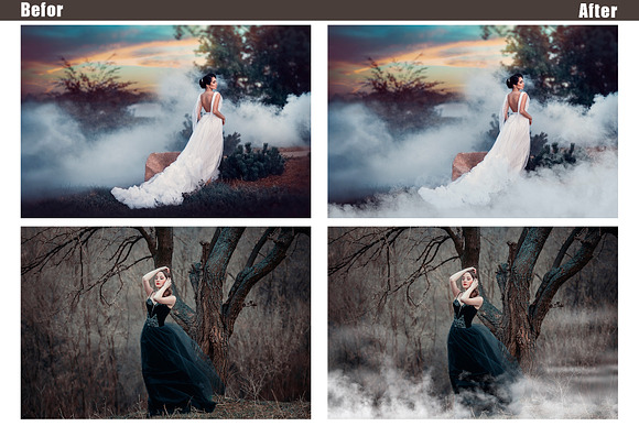 50 Fog mist smoke photo overlay in Add-Ons - product preview 1