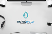Water Rocket - Pure Launching Logo