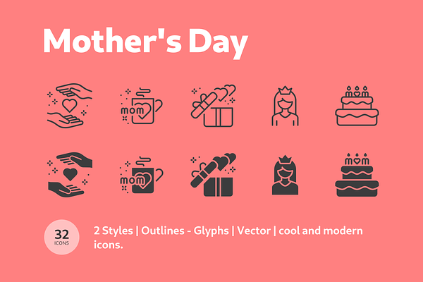 Mother's Day Icons