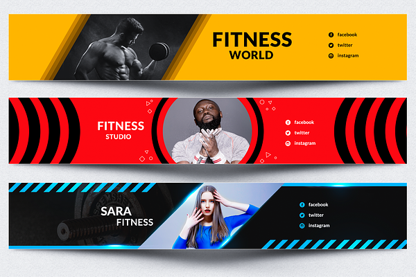 Fitness & Gym Youtube Banner
